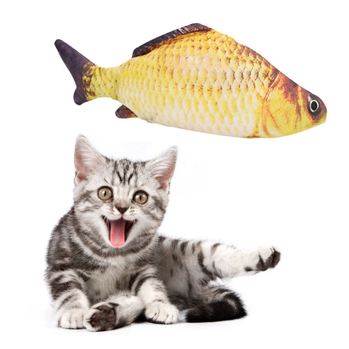 Cat Toys Fish USB Charger Fish Interactive Electric Floppy Fish Cat