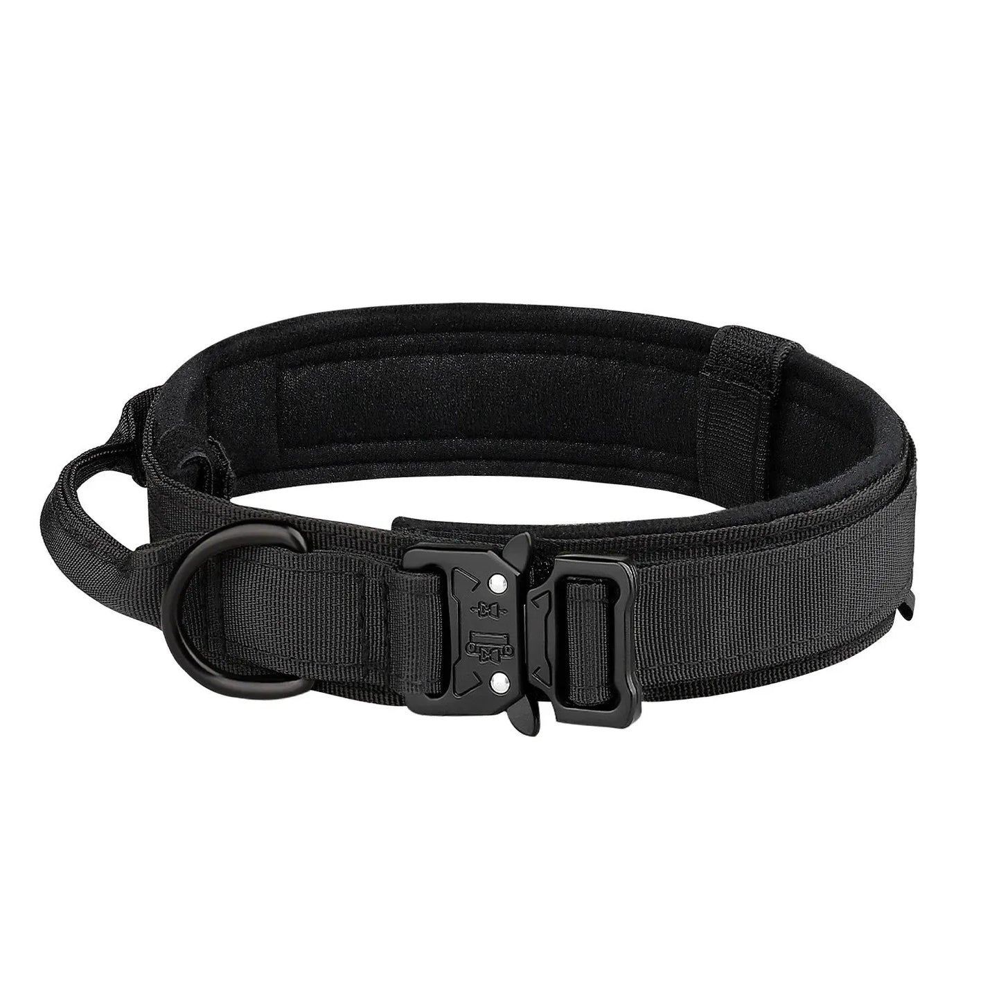 Pet Products Outdoor Tactical Dog Collar Metal Buckle Breathability