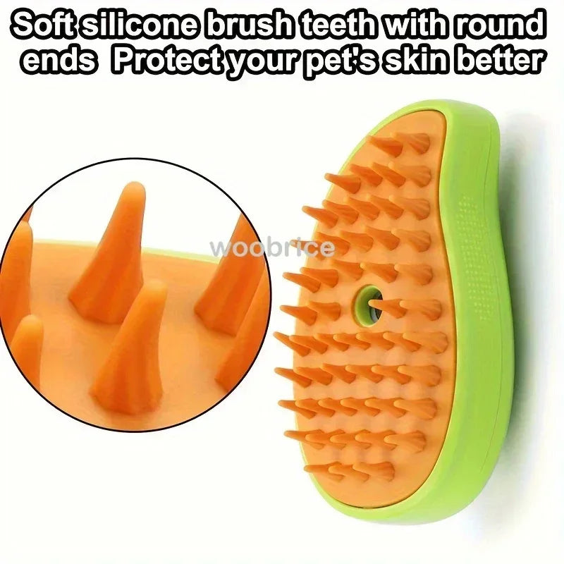 3 in 1 Pet Brush Cat Steam Brush Comb Dog Brush Electric Spray Cat