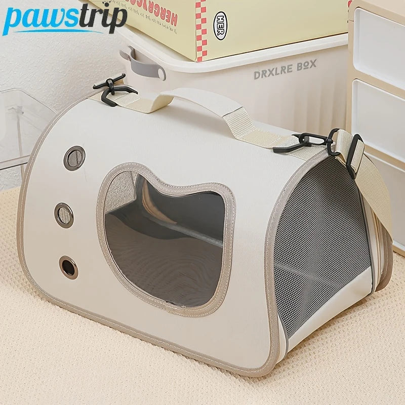 Portable Pet Carrier Bag for Small Dogs Cats Outdoor Foldable Cat Bag