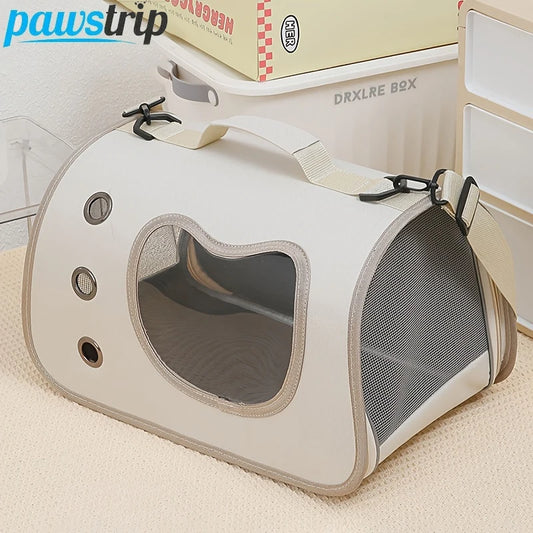 Portable Pet Carrier Bag for Small Dogs Cats Outdoor Foldable Cat Bag