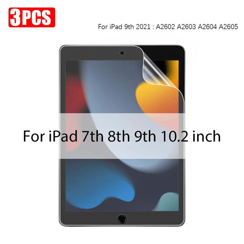 3Pcs Paper Feel Like Screen Protector For ipad Air 11 Pro 13 2024