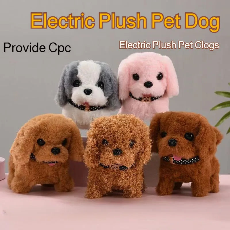 Cute Interactive Puppy Plush Toy Voice Control Soft Stuffed Animal