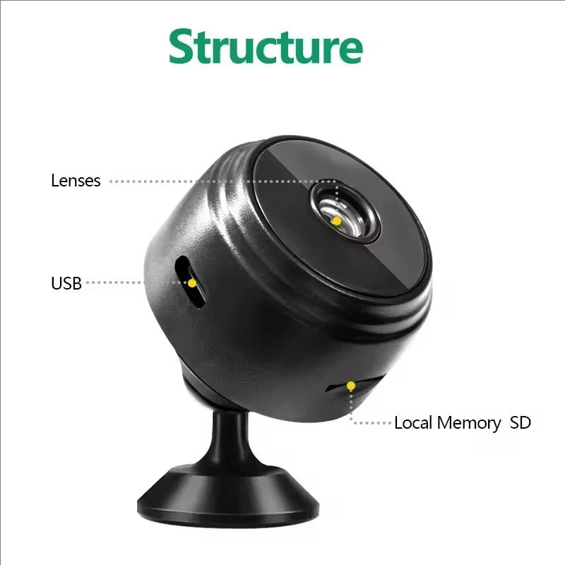A9 WiFi Mini Camera Wireless Video Recorder Security Protection Camera