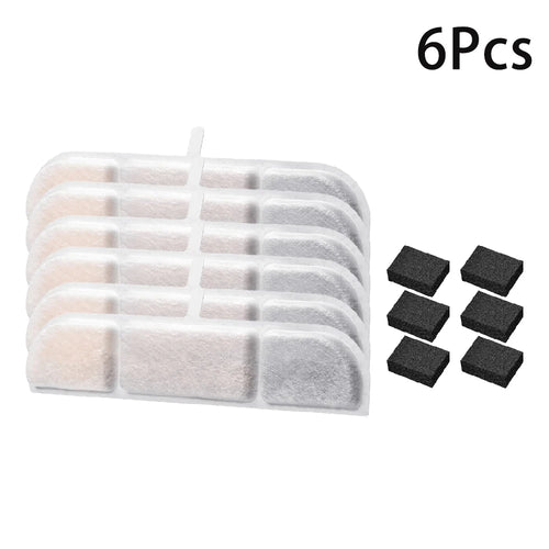6/8/12/14/16PCS Activated Carbon Replacement Filters For Pet Automatic