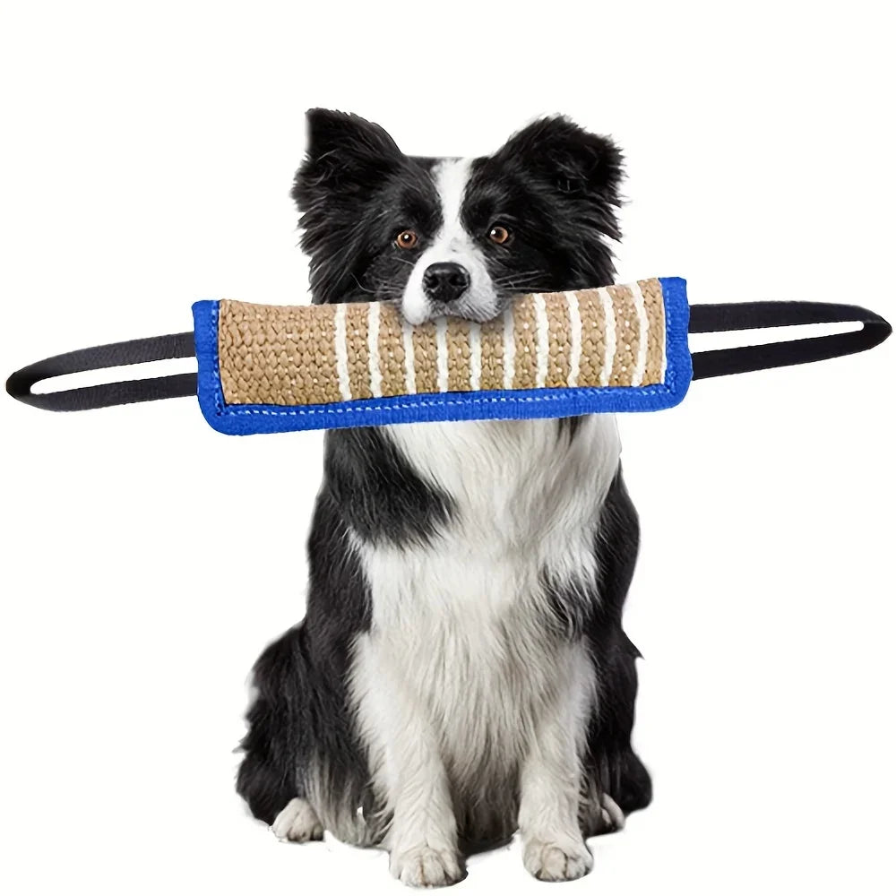 1pc Durable Jute Dog Chew Toy - Bite-Resistant Teething Stick for