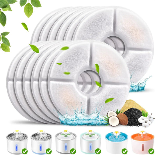 OYES Filters for Cat Water Fountain Filters 4/8 Pack Replacement