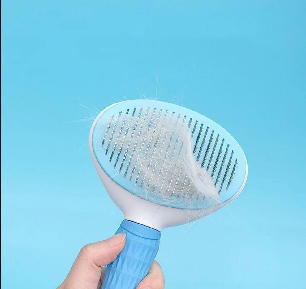 Pet Dog Hair Brush Cat Comb Grooming And Care Cat Brush Stainless