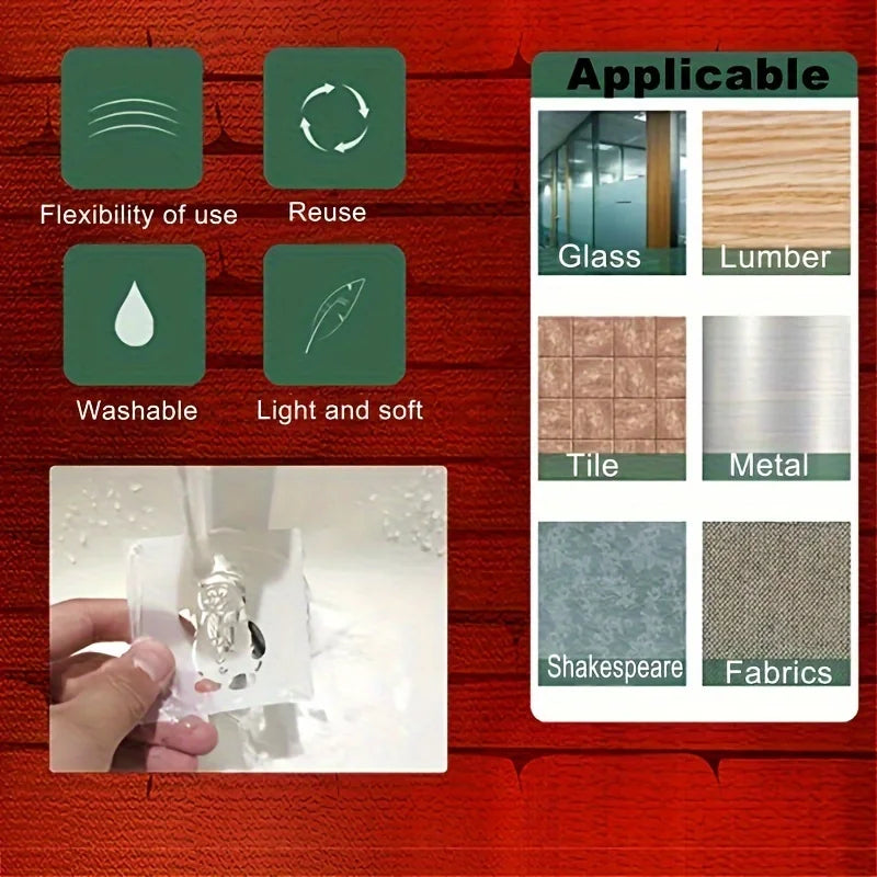 12pcs Christmas Series Painting Stencils - Reusable, Washable, PET