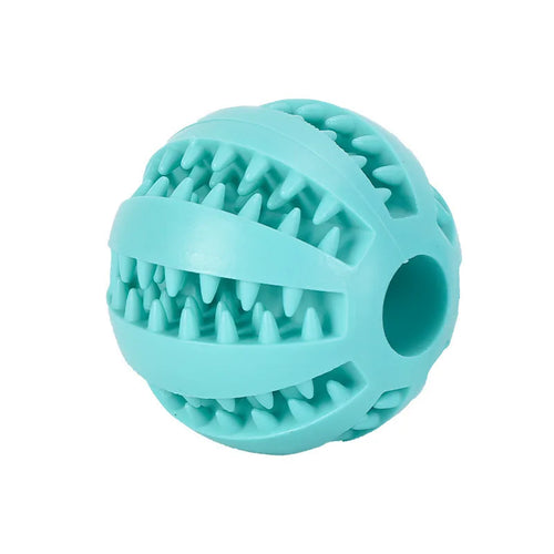 Interactive Dog Food Ball Rubber Chew Toy for Small to Large Dogs And