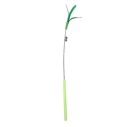Cat Interactive Toy Cat Dog Tail Grass Dog Sage Feather Long Pole Cat