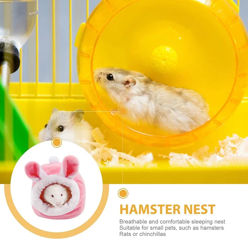 Hamster Cotton Nest Pet Warm Winter Supplies Winter Sleeping Bag House