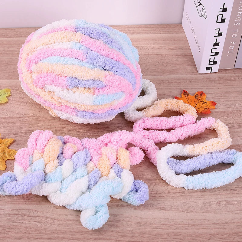 250g Extra Thick Ice Yarn Blanket Hand-Knitted DIY Yarn Large