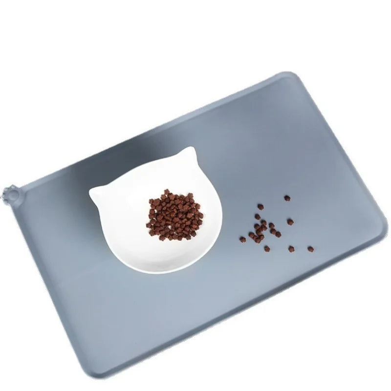 Silicone Pet Meal Mat Pet Waterproof and Anti Slip Cat Food Mat No