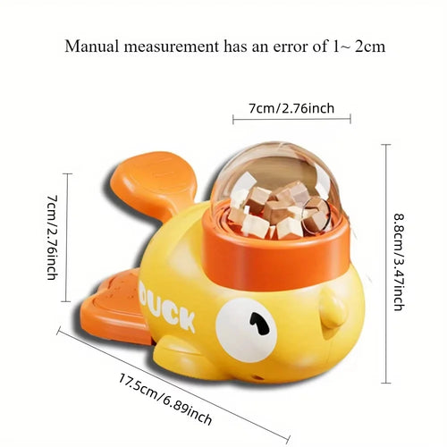 Pet slow food bowl, duck dog snack dispenser, slow anti-swallowing dog