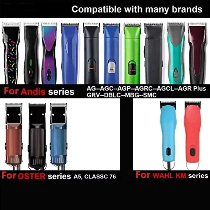 3F 4F 5F 7F 9# 10# 30# 40# 50# Professional Pet Dog Clipper Blade Fit