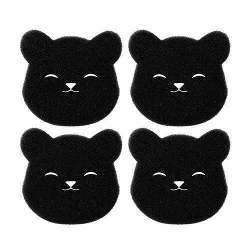 2 /4 Sets Of Household Pet Hair Remover, Machine Washed Bear Sticky
