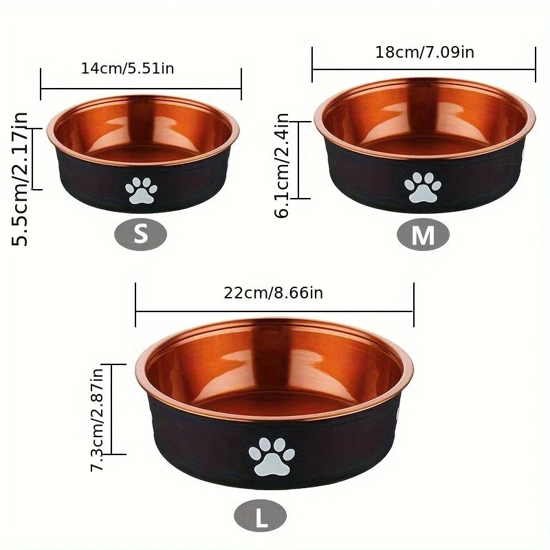 Anti-Slip Dog Bowls Small Medium And Large Dog Feeding Bowls And Water