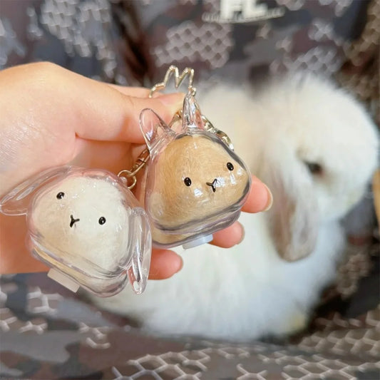 Transparent Rabbit Hair Keepsake Bottle Pet Hair Storage Capsule