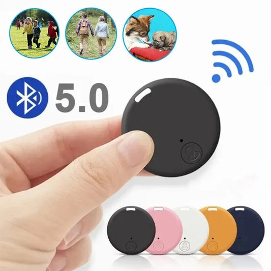 Mini GPS Bluetooth 5.0 Tracker AntiLost Device Round Pet Kids Bag