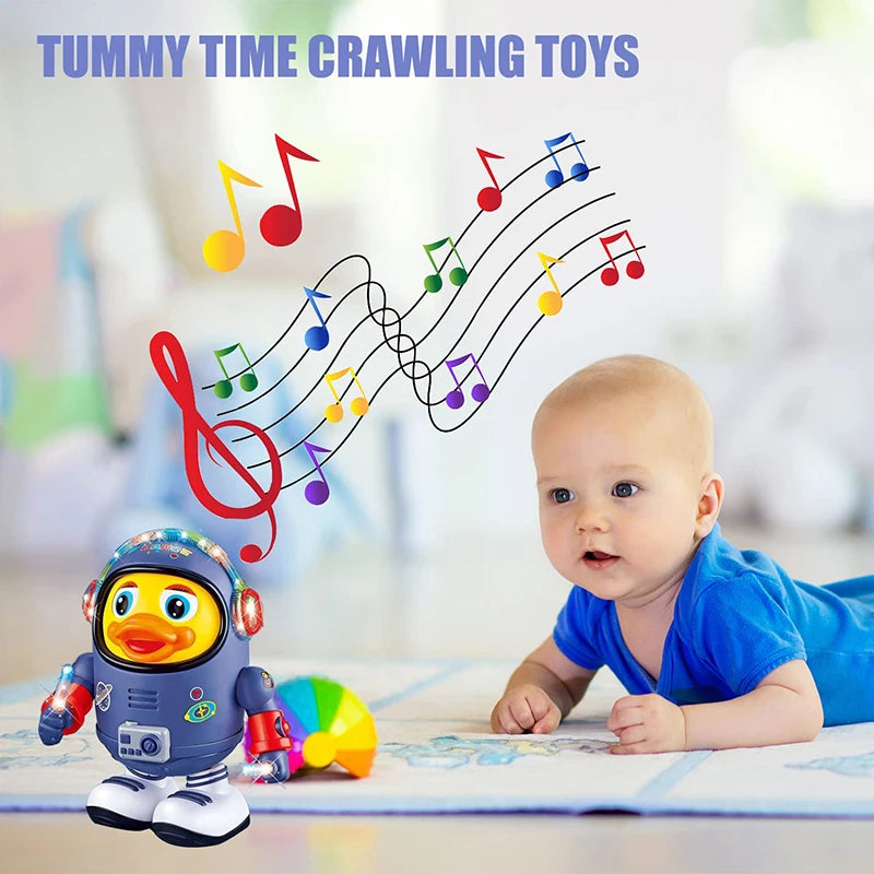 Baby Duck Toy Musical Interactive Toy Electric with Lights and Sounds