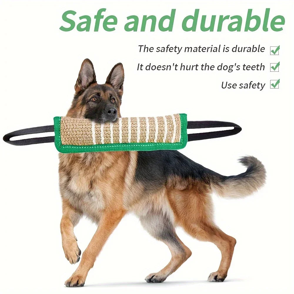 1pc Durable Jute Dog Chew Toy - Bite-Resistant Teething Stick for