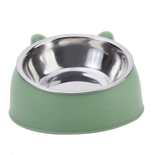 1/2/5pcs Cat Bowl Creative Inclined Kitten Puppy Food Feeding Bowls