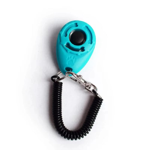 Dog Training Clicker Aid Adjustable WristStrap Sound Plastic Pet Cat