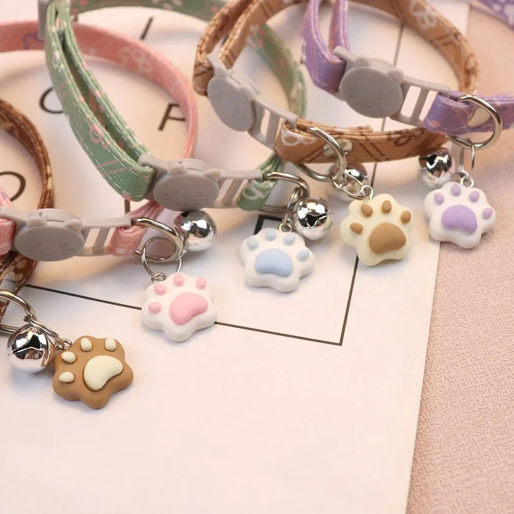 Cute Neck Pet Collar with Bell for Small Dogs Puppy Kitten Stuff