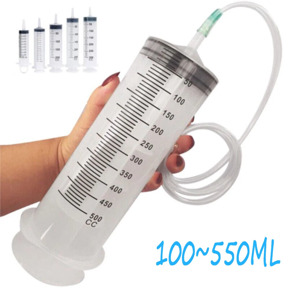 Multifunction 100ml-550ml Syringe Large Capacity With 100cm Hose Pump