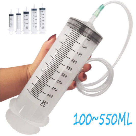 Multifunction 100ml-550ml Syringe Large Capacity With 100cm Hose Pump