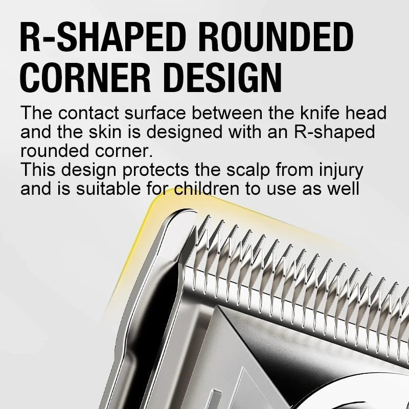 All metal blade men's hair clippers, electric push clippers, household