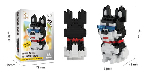 Variety Styled Cute Pet Dog Micro Mini Building Blocks Toys: Ideal