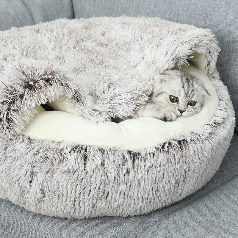 Autumn and Winter soft plush pet bed and pet bed Winter warm and cold