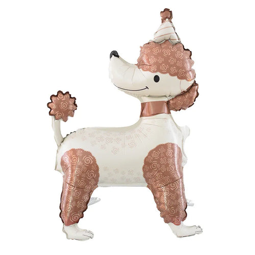 New standing cartoon animal,bulldog, shepherd, poodle, puppy, pet,