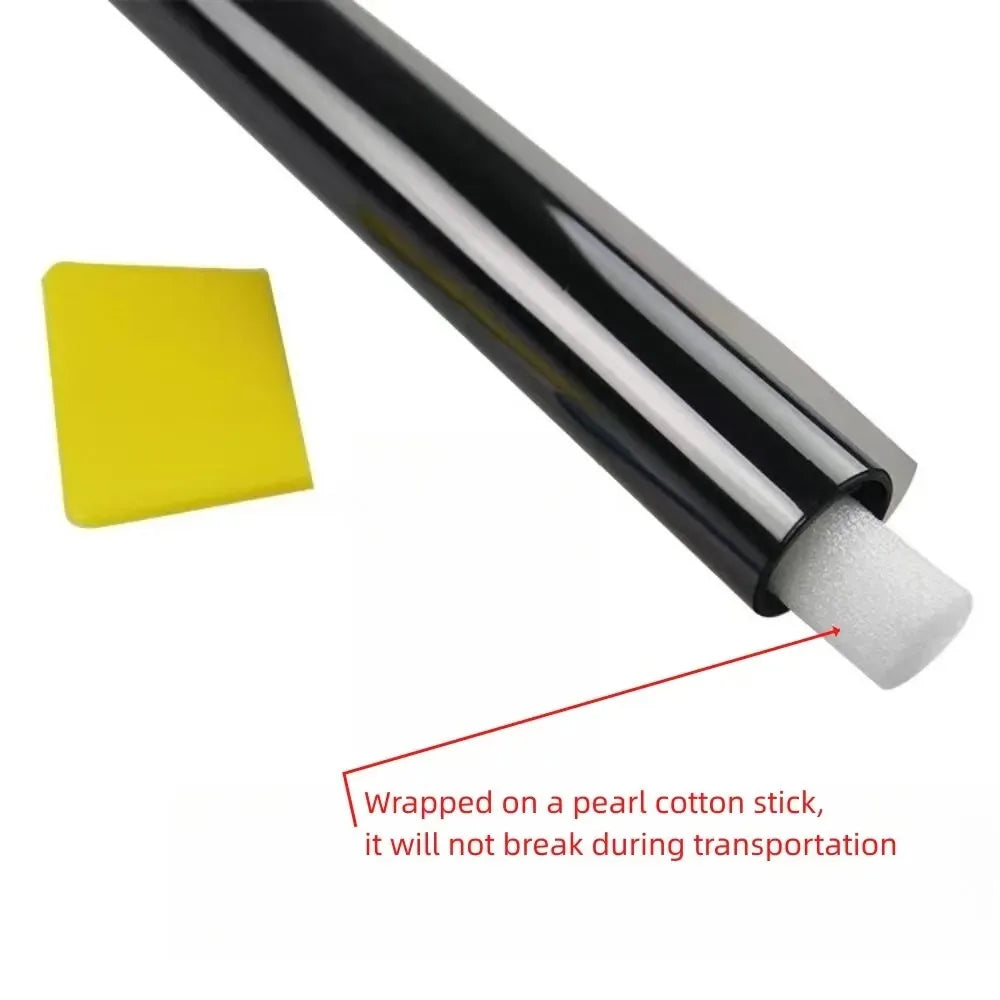 KKJOY 3M x 50cm VLT Black Car & Home Window Tint Film - UV & Solar