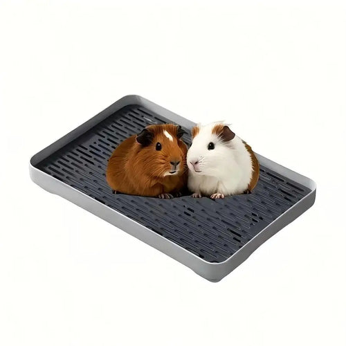 1pc Rabbit Litter Box Small Pet Toilet Tray Bunnie Corner Toilet Box
