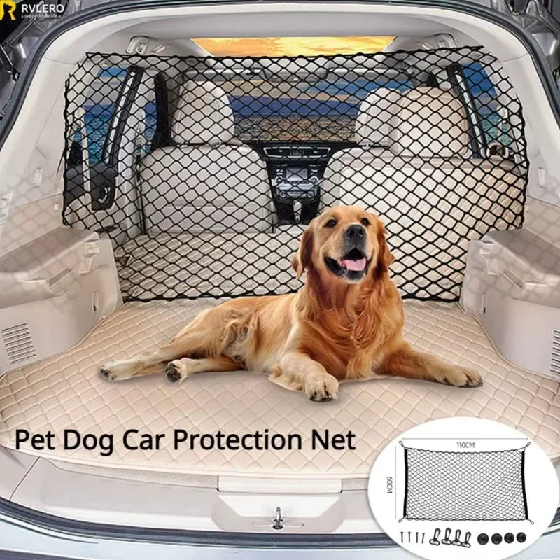 Car boot fence, dog and pet insulation mesh, durable and sturdy