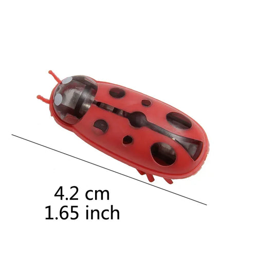 Funny Electric Bugs Catnip Toy Automatic Tunnel Mini Robot Bug