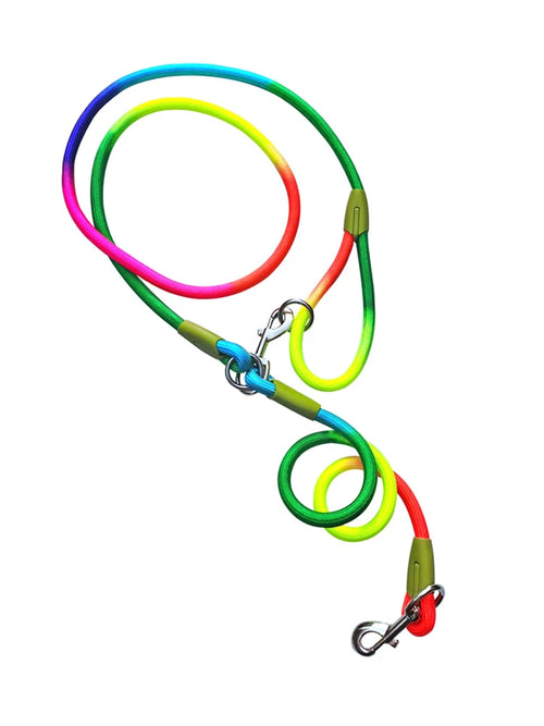 CAWAYI KENNEL Reflective Nylon Leashes Pet Dogs Chain Traction Rope
