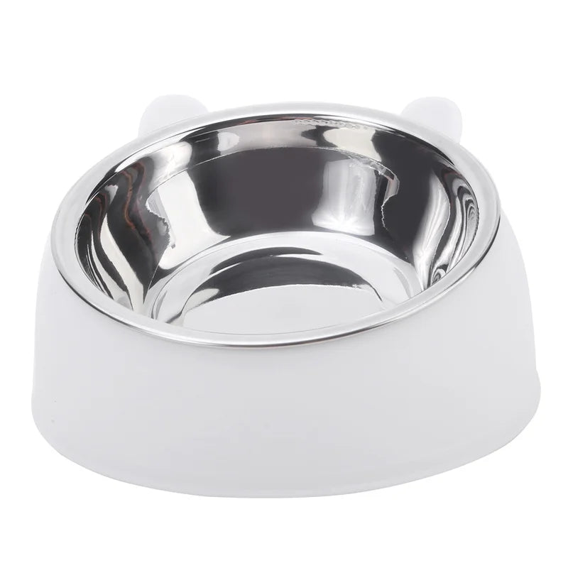 1/2/5pcs Cat Bowl Creative Inclined Kitten Puppy Food Feeding Bowls