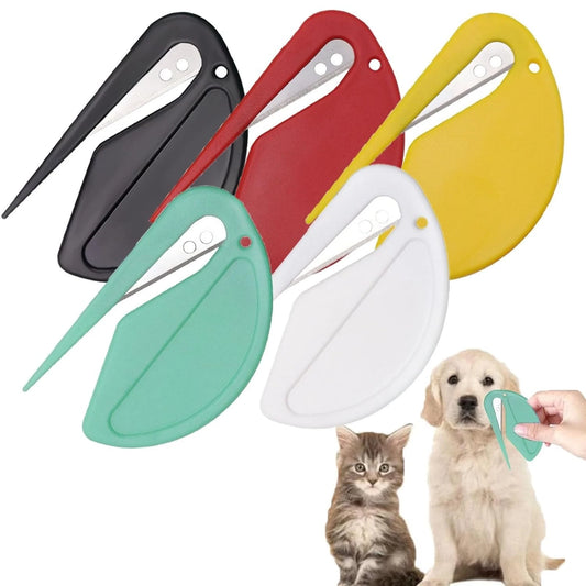 5pcs Pet Knot Cutter, Colorful Perfect De-tangling Tool For Cats,