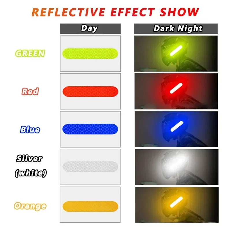 10 Reflective Stickers, Warning Safety Reflective Stickers, Pet Safety