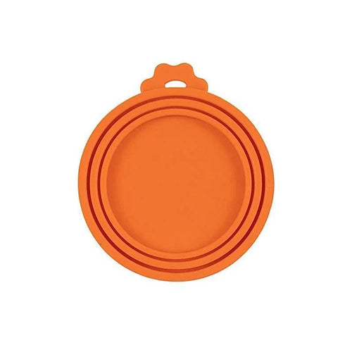 Reusable 3 In 1 Pet Food Can Silicone Cover Dogs Cats Storage Tin Cap