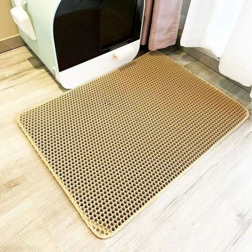 Premium Large Cat Litter Mat 90x60CM Waterproof Double Layer Litter