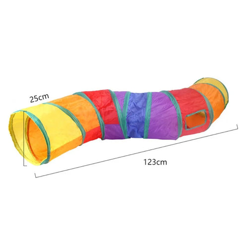 Hot Foldable Cat Tunnel Tube Interactive Fun Kitty Training Toy