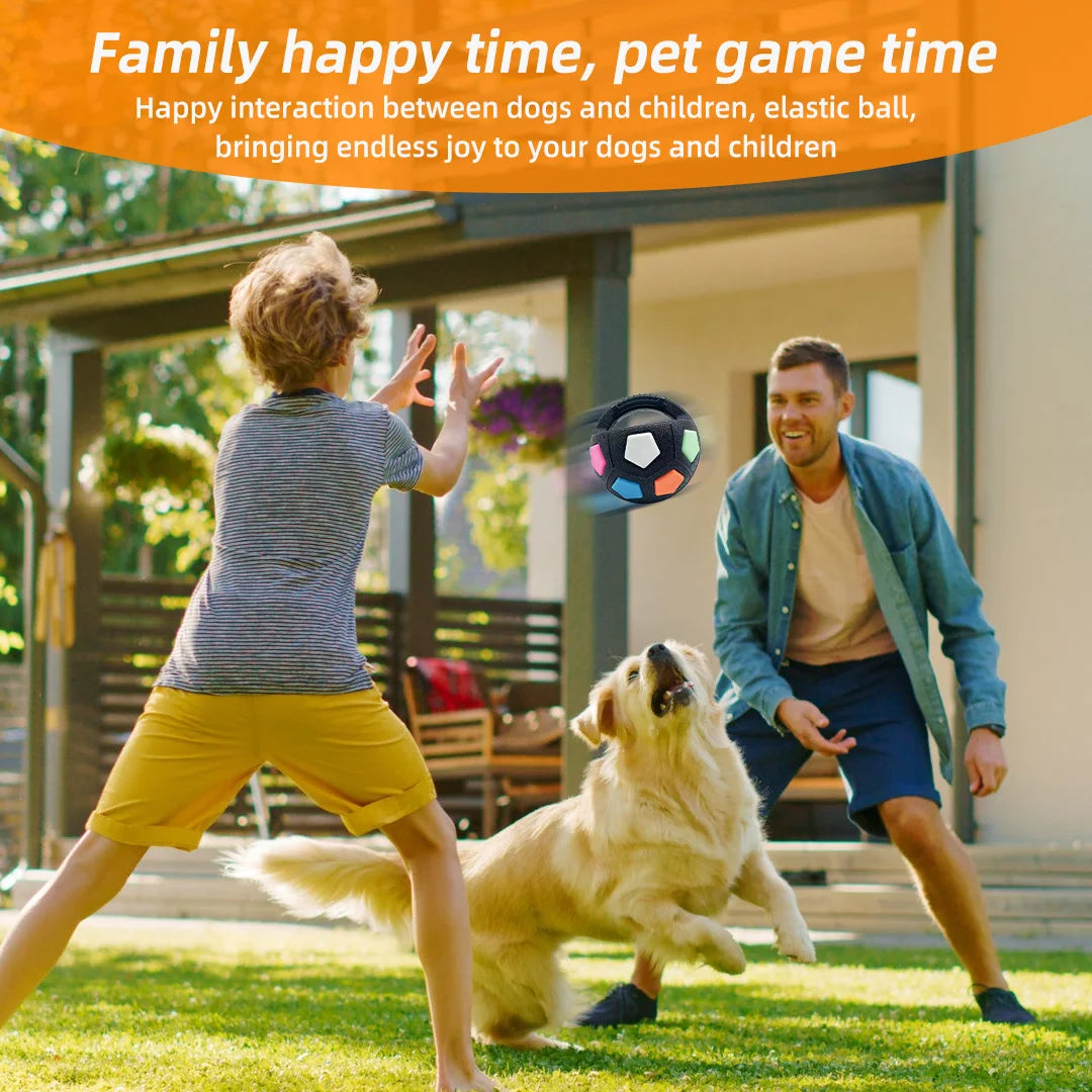New football tennis ball shaped pet dog toys, durable teething relief