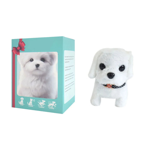 Cute Interactive Puppy Plush Toy Voice Control Soft Stuffed Animal