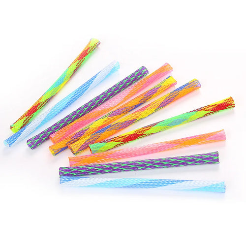 Folding Spring Shaped Toys  Colored Elastic Spring  Interactive Cat