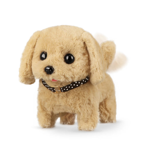 1Pc Electric Plush Simulation Dog Teddy Puppy Walking Sound Nodding